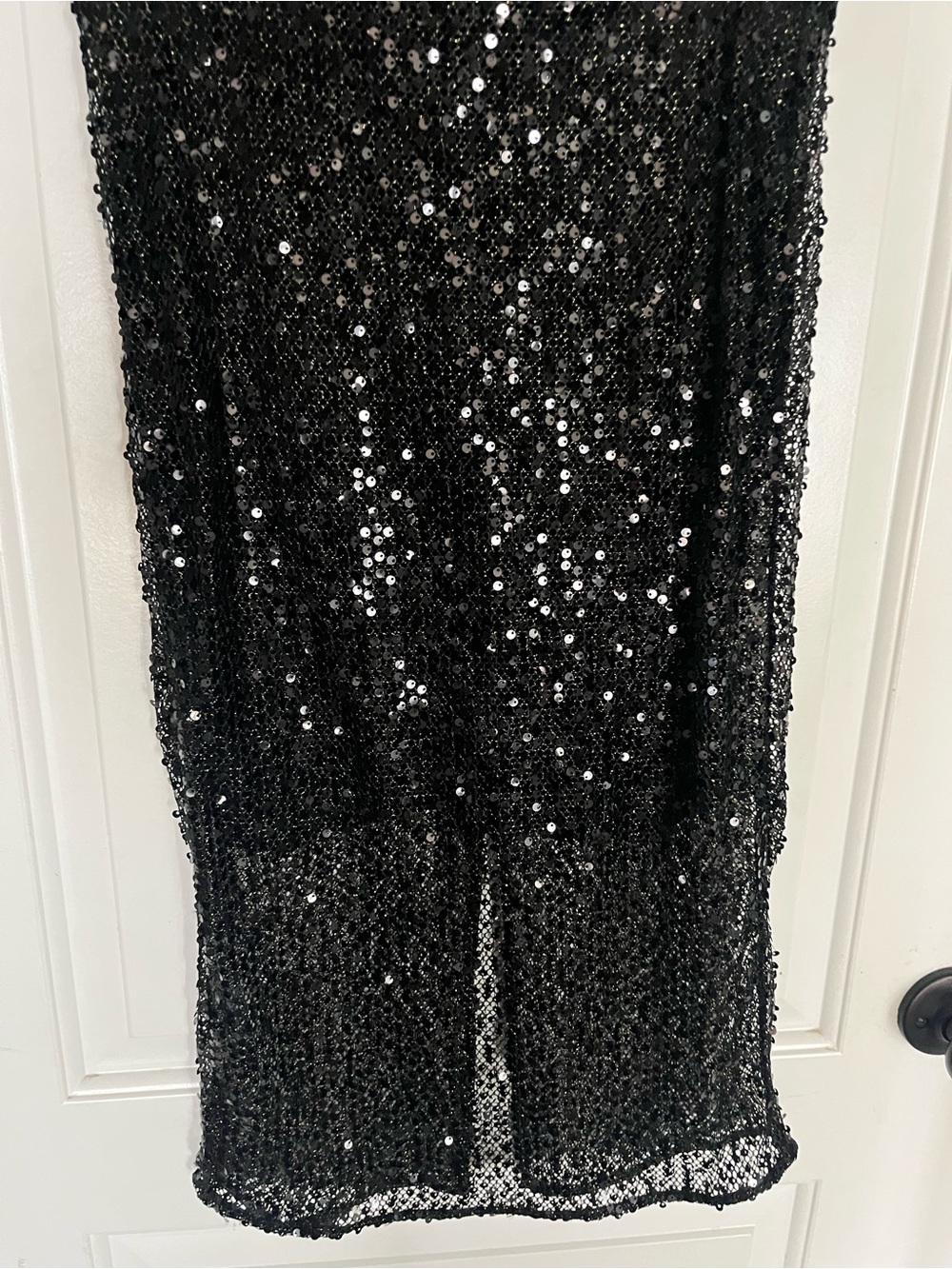 J. Crew Collection Black Sequin skirt